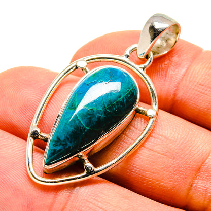 Chrysocolla Pendants handcrafted by Ana Silver Co - PD755707