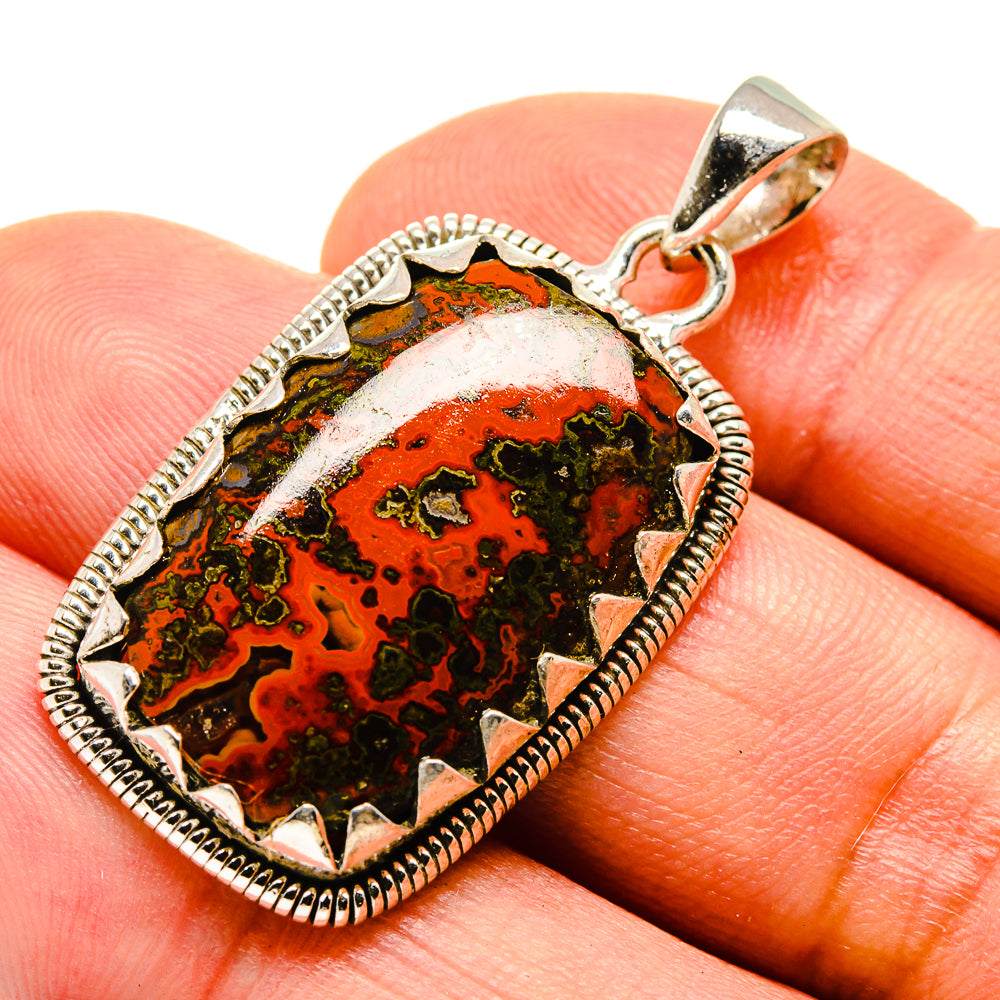 Moroccan Agate Pendants handcrafted by Ana Silver Co - PD755709
