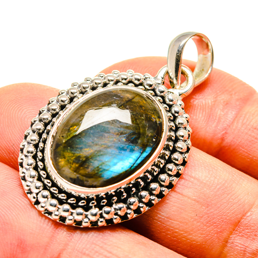Labradorite Pendants handcrafted by Ana Silver Co - PD755713