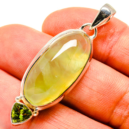 Prehnite Pendants handcrafted by Ana Silver Co - PD755721