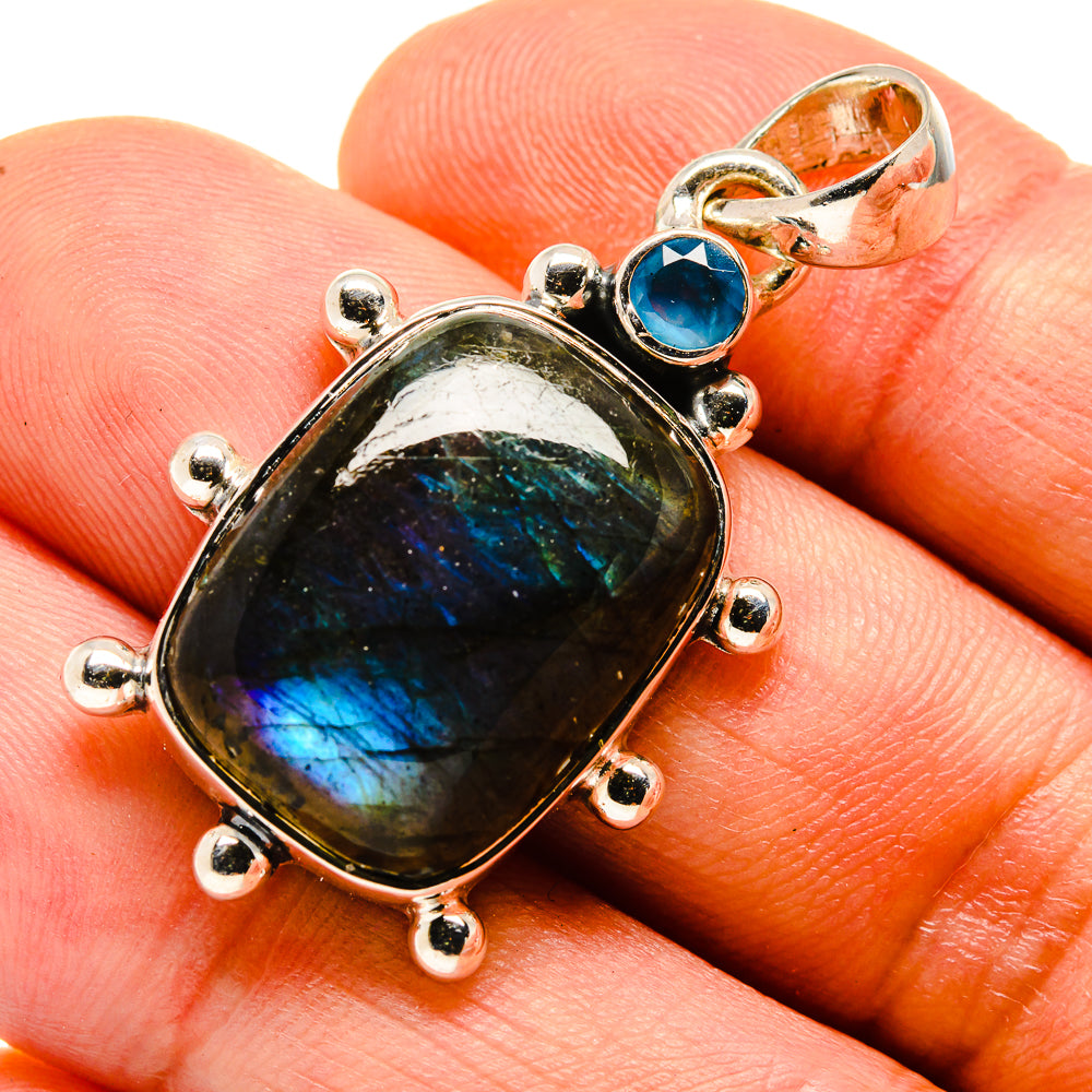 Labradorite Pendants handcrafted by Ana Silver Co - PD755724