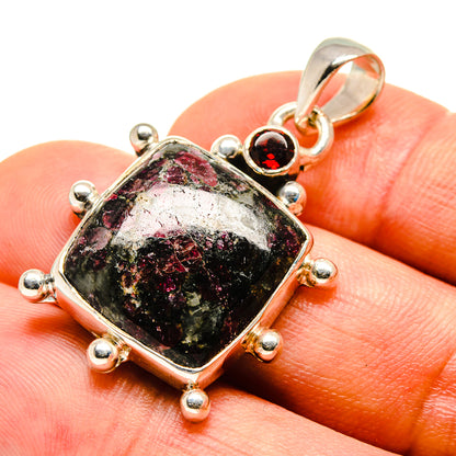 Russian Eudialyte Pendants handcrafted by Ana Silver Co - PD755725
