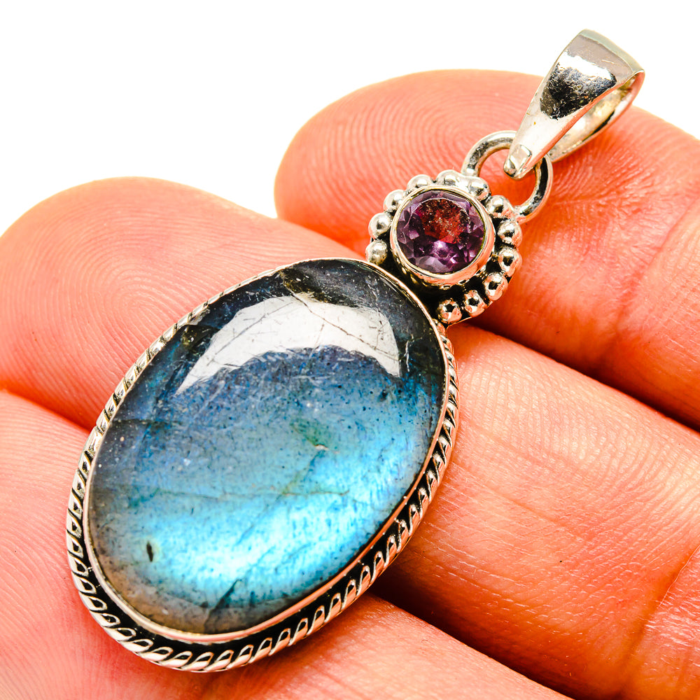 Labradorite Pendants handcrafted by Ana Silver Co - PD755729