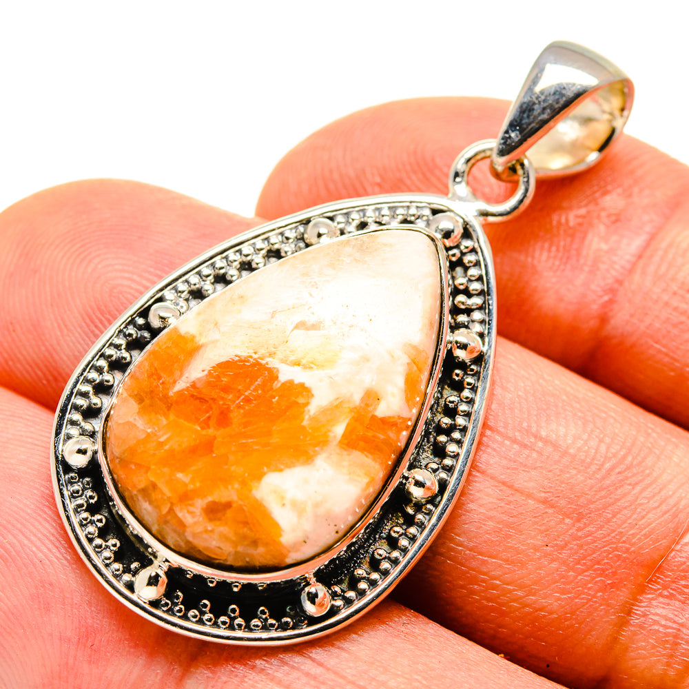 Scolecite Pendants handcrafted by Ana Silver Co - PD755733