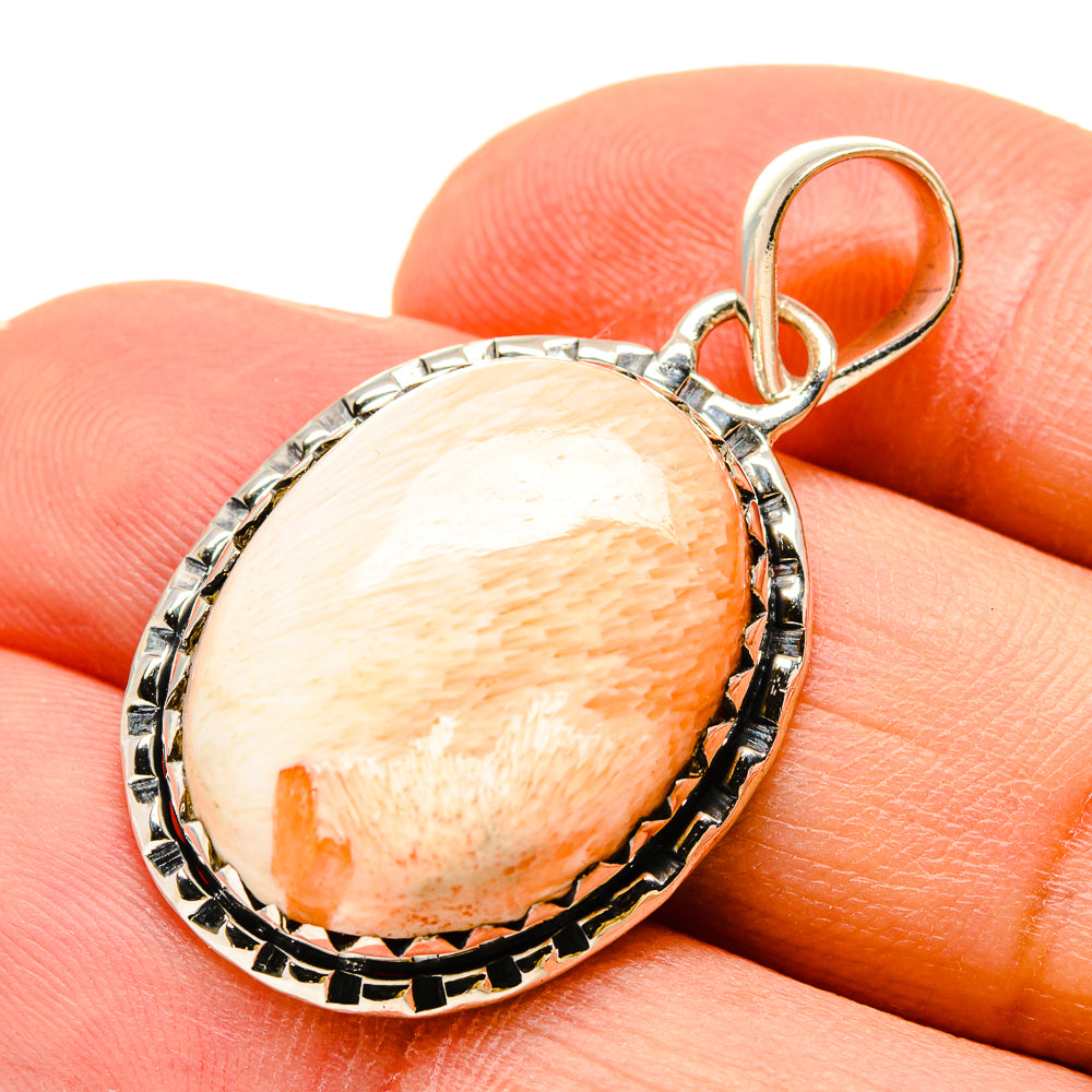 Scolecite Pendants handcrafted by Ana Silver Co - PD755745