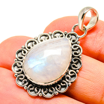 Rainbow Moonstone Pendants handcrafted by Ana Silver Co - PD755746