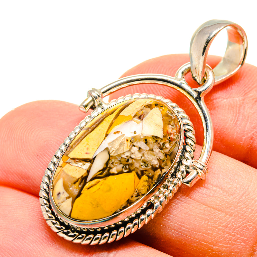 Brecciated Mookaite Pendants handcrafted by Ana Silver Co - PD755749