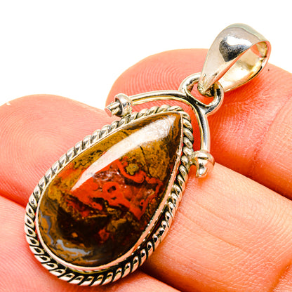 Moroccan Agate Pendants handcrafted by Ana Silver Co - PD755752