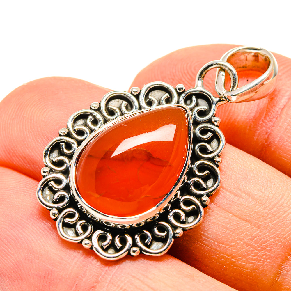 Carnelian Pendants handcrafted by Ana Silver Co - PD755768