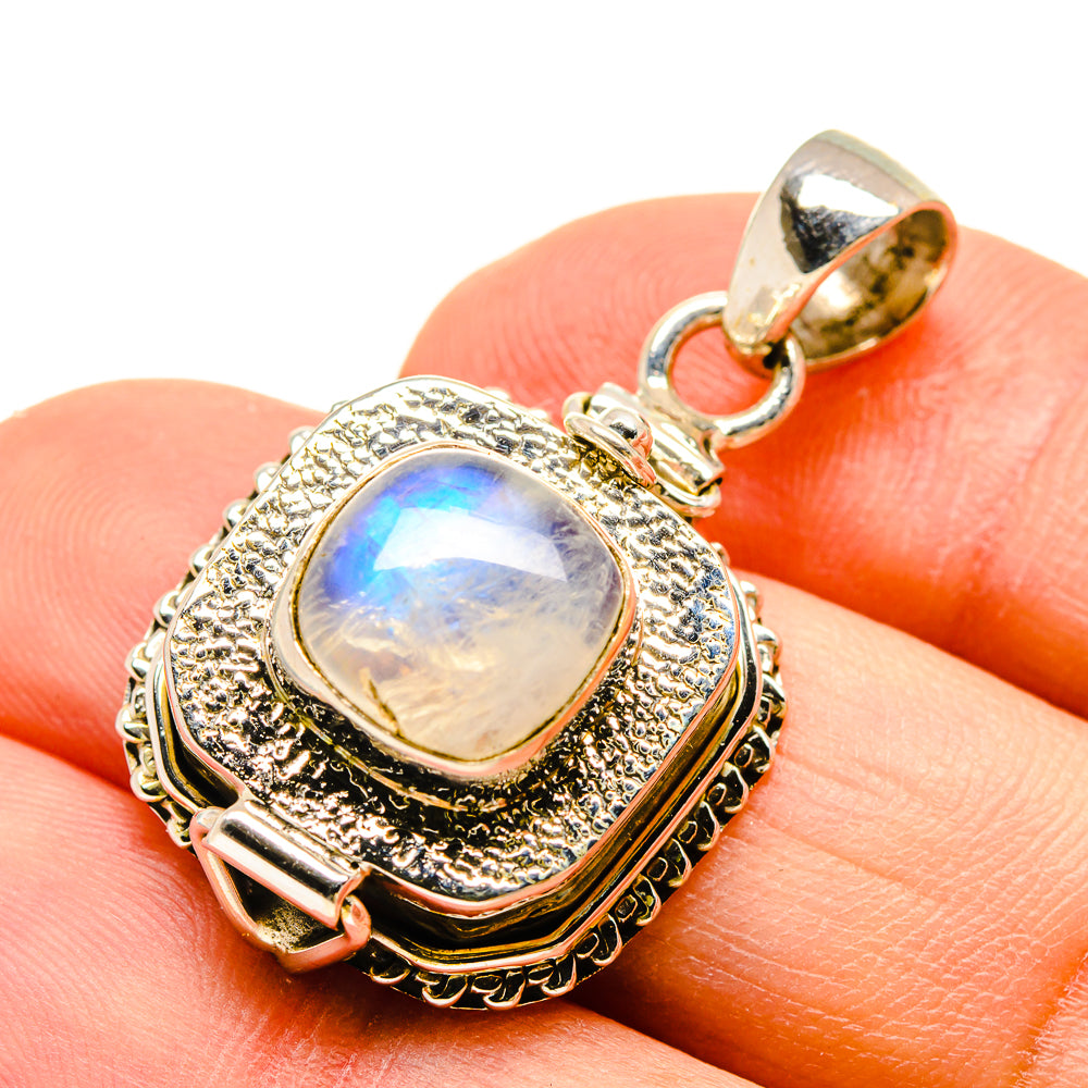Rainbow Moonstone Pendants handcrafted by Ana Silver Co - PD755771