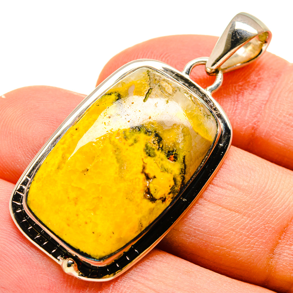 Bumble Bee Jasper Pendants handcrafted by Ana Silver Co - PD755790