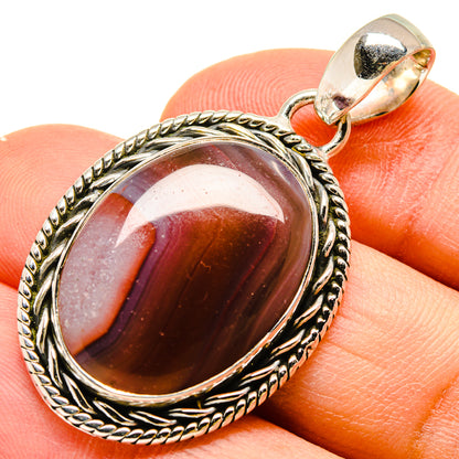 Botswana Agate Pendants handcrafted by Ana Silver Co - PD755795