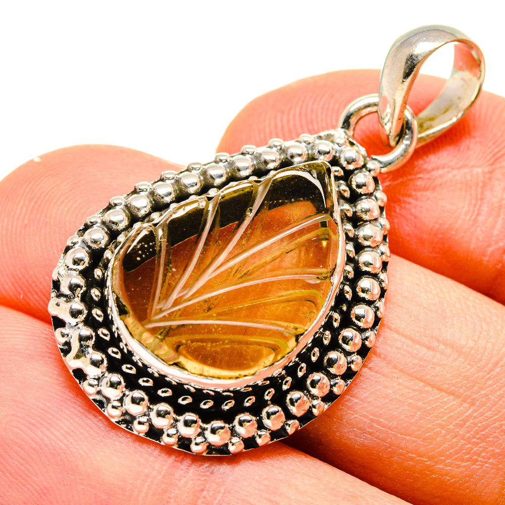 Prehnite Pendants handcrafted by Ana Silver Co - PD755796