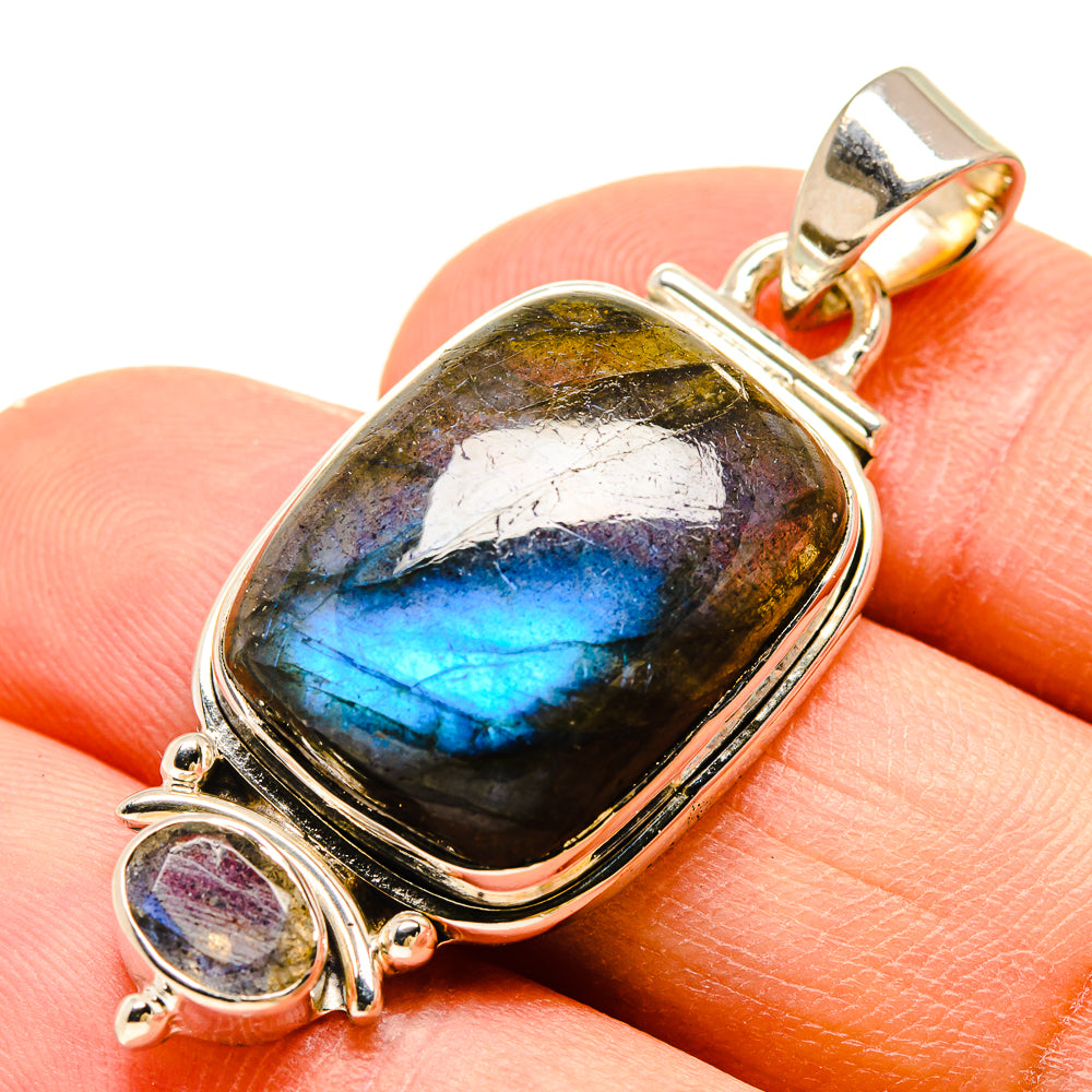 Labradorite Pendants handcrafted by Ana Silver Co - PD755806