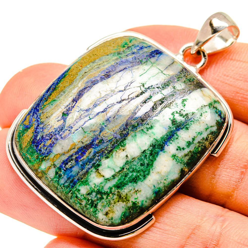 Chrysocolla Pendants handcrafted by Ana Silver Co - PD755814