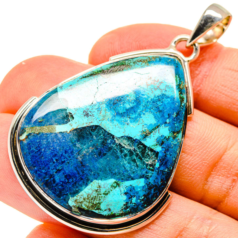 Chrysocolla Pendants handcrafted by Ana Silver Co - PD755818
