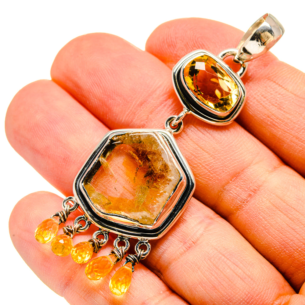 Citrine Pendants handcrafted by Ana Silver Co - PD755821