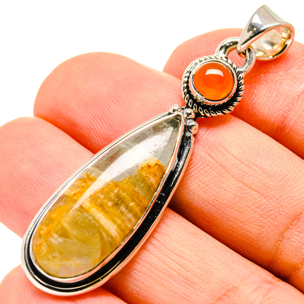 Green Fluorite Pendants handcrafted by Ana Silver Co - PD755822