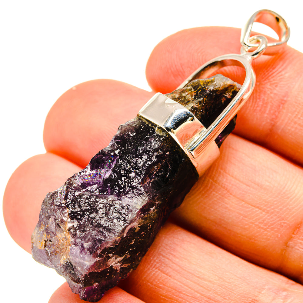 Amethyst Stalactite Pendants handcrafted by Ana Silver Co - PD755829