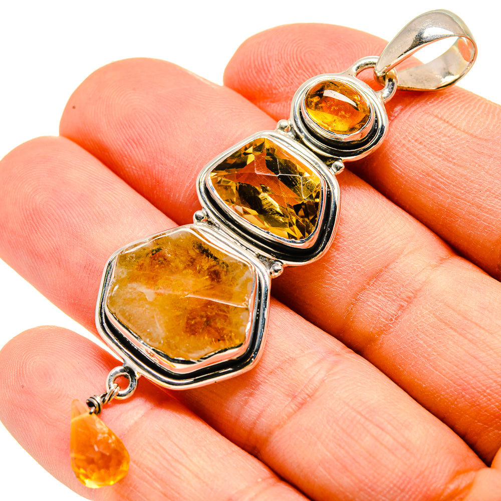 Citrine Pendants handcrafted by Ana Silver Co - PD755830