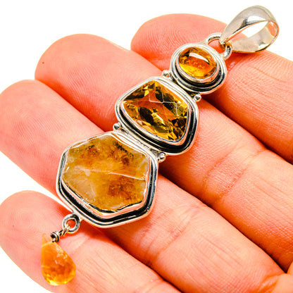 Citrine Pendants handcrafted by Ana Silver Co - PD755830
