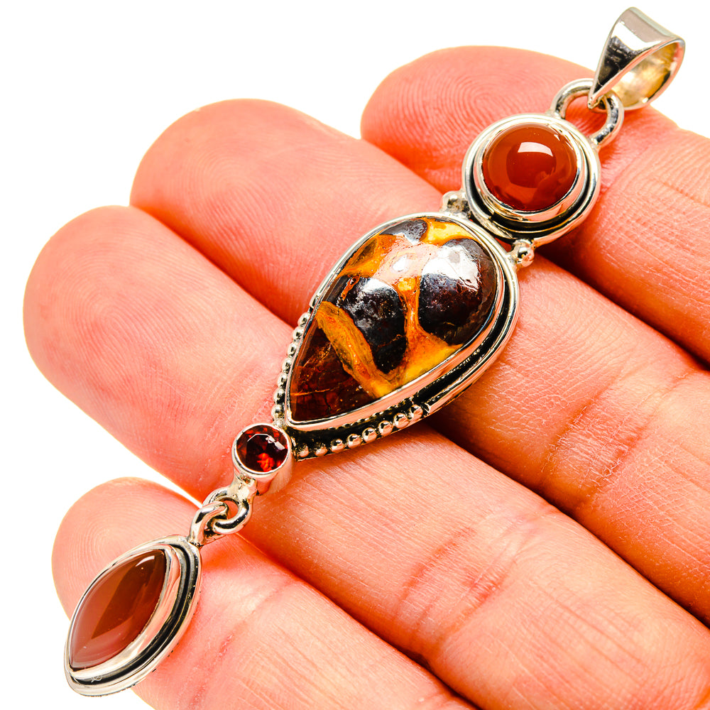 Bauxite Pendants handcrafted by Ana Silver Co - PD755831
