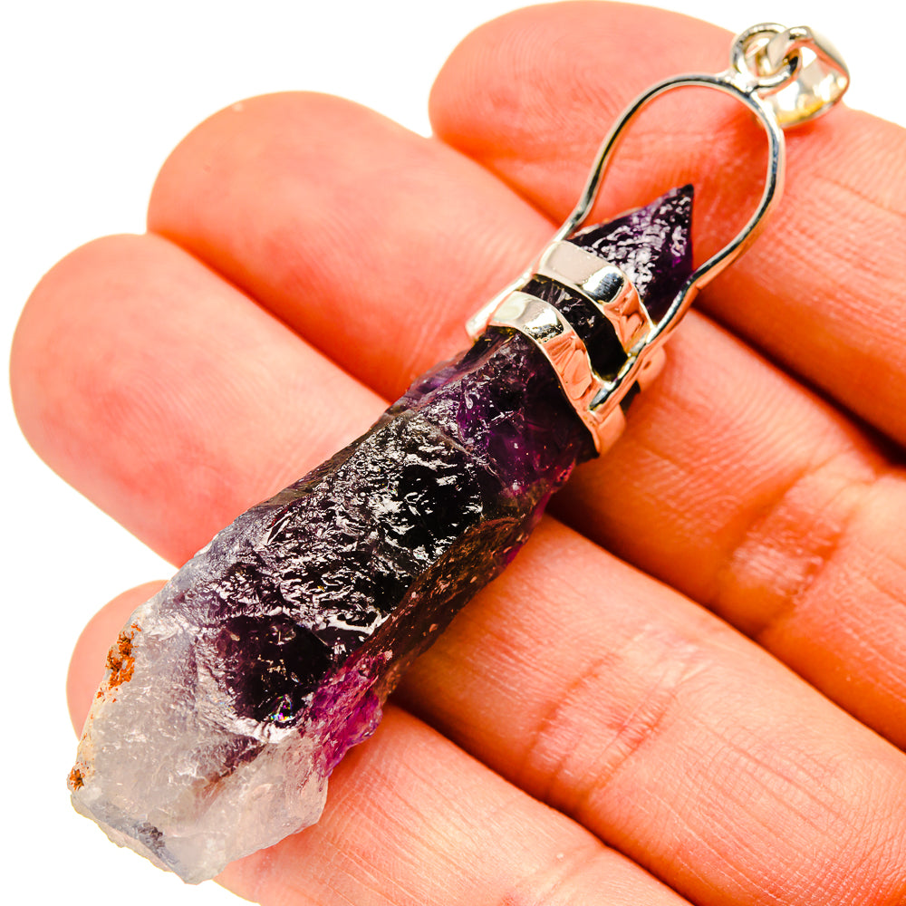 Amethyst Stalactite Pendants handcrafted by Ana Silver Co - PD755839
