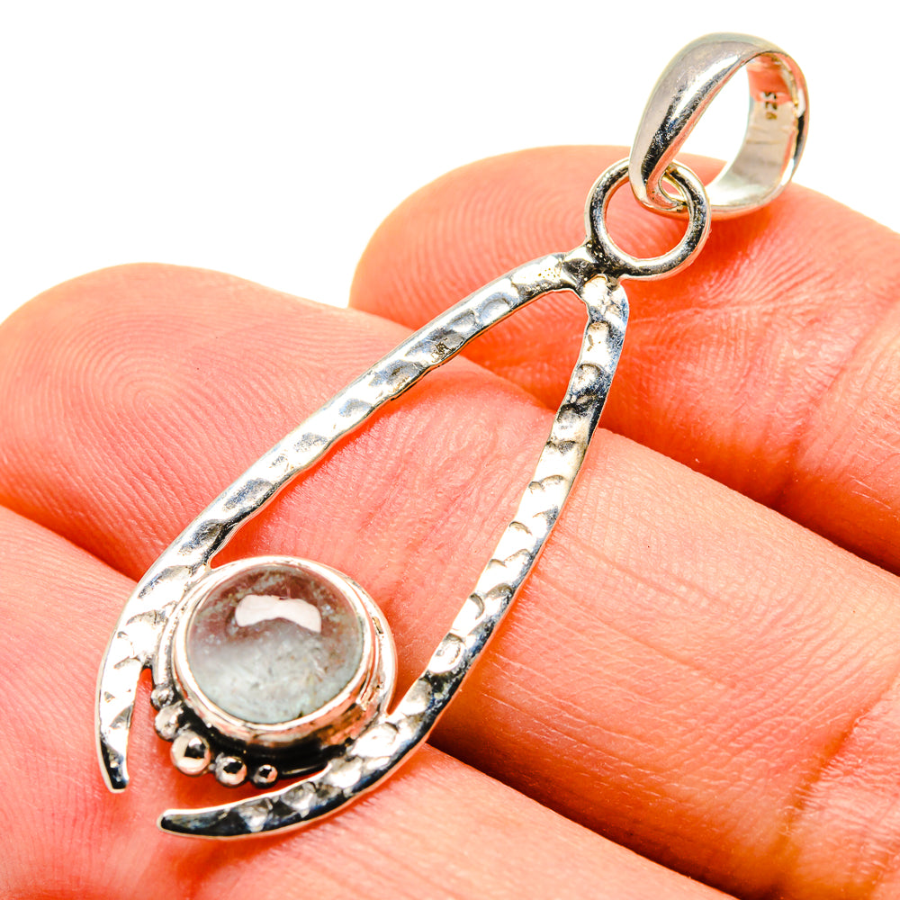 Aquamarine Pendants handcrafted by Ana Silver Co - PD755855