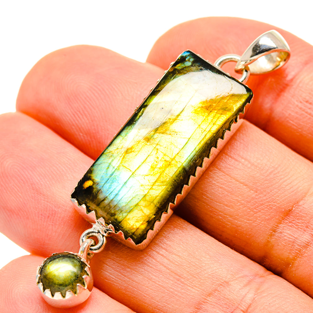 Labradorite Pendants handcrafted by Ana Silver Co - PD755864