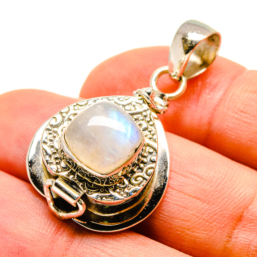 Rainbow Moonstone Pendants handcrafted by Ana Silver Co - PD755888