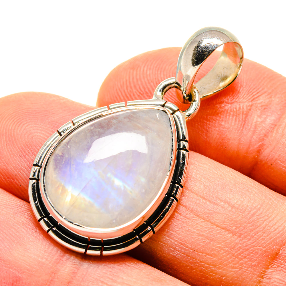 Rainbow Moonstone Pendants handcrafted by Ana Silver Co - PD755892