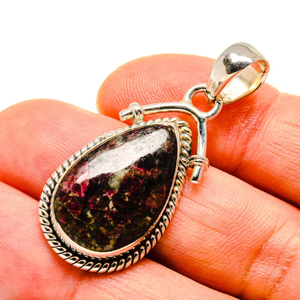 Russian Eudialyte Pendants handcrafted by Ana Silver Co - PD755906