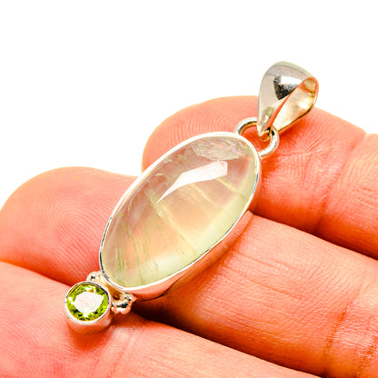 Prehnite Pendants handcrafted by Ana Silver Co - PD755917