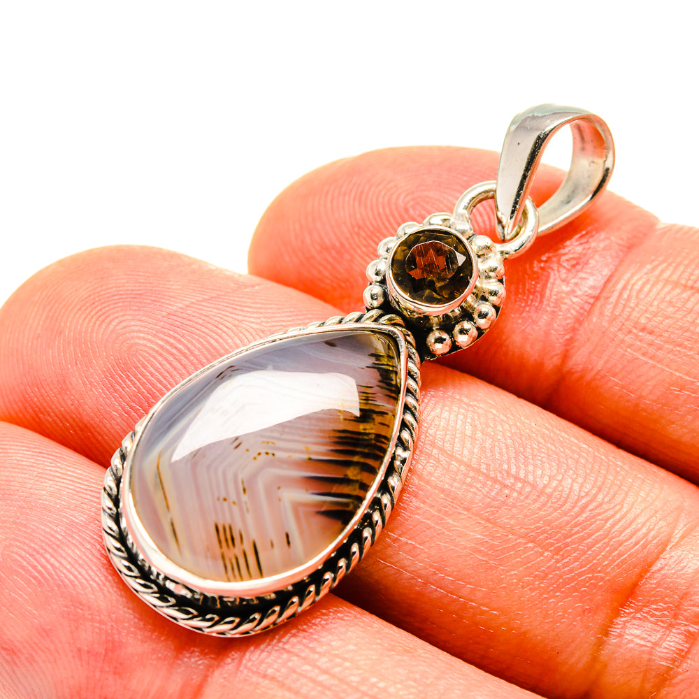 Montana Agate Pendants handcrafted by Ana Silver Co - PD755921