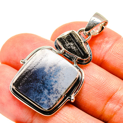 Scenic Dendritic Agate Pendants handcrafted by Ana Silver Co - PD755924