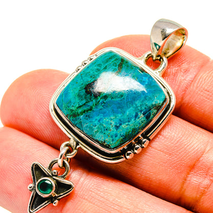 Chrysocolla Pendants handcrafted by Ana Silver Co - PD755928