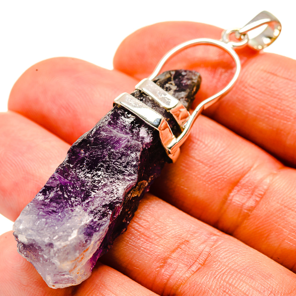 Amethyst Stalactite Pendants handcrafted by Ana Silver Co - PD755933