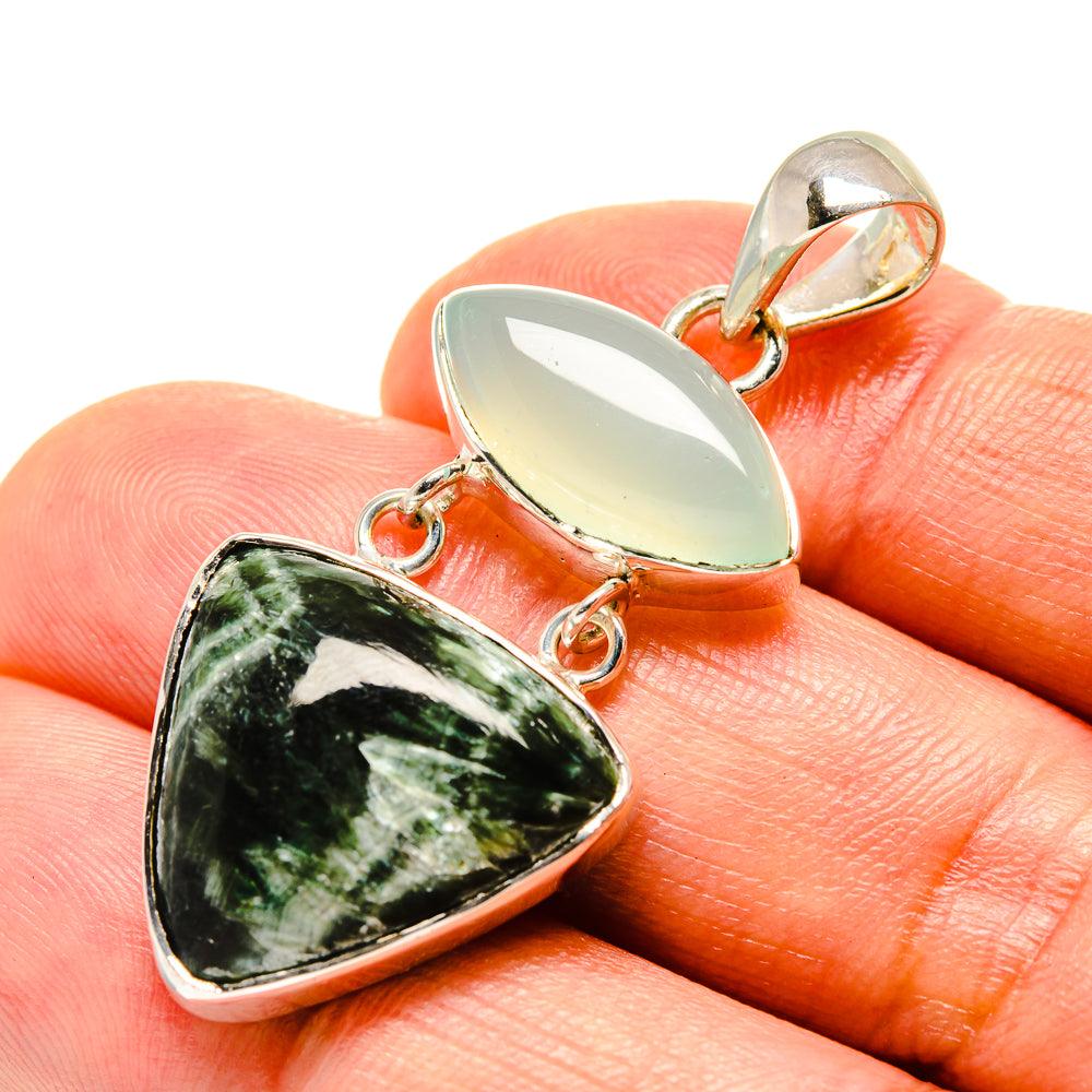 Seraphinite Pendants handcrafted by Ana Silver Co - PD755939