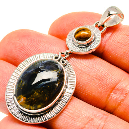 Pietersite Pendants handcrafted by Ana Silver Co - PD755941