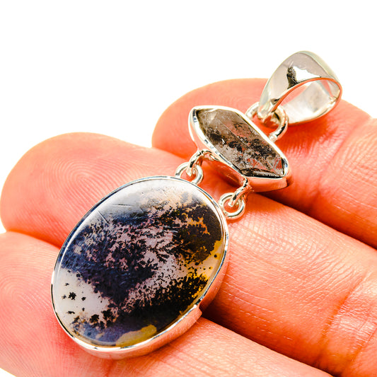 Scenic Dendritic Agate Pendants handcrafted by Ana Silver Co - PD755948