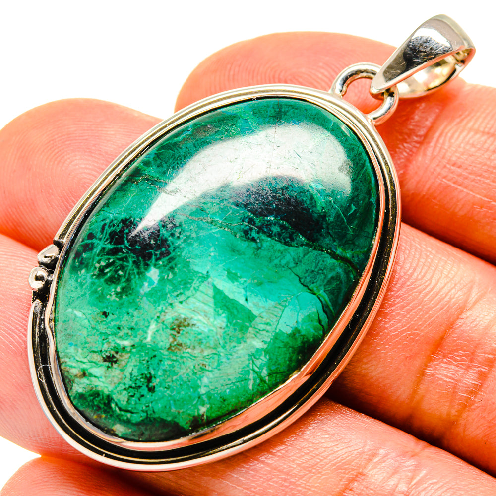 Chrysocolla Pendants handcrafted by Ana Silver Co - PD755954
