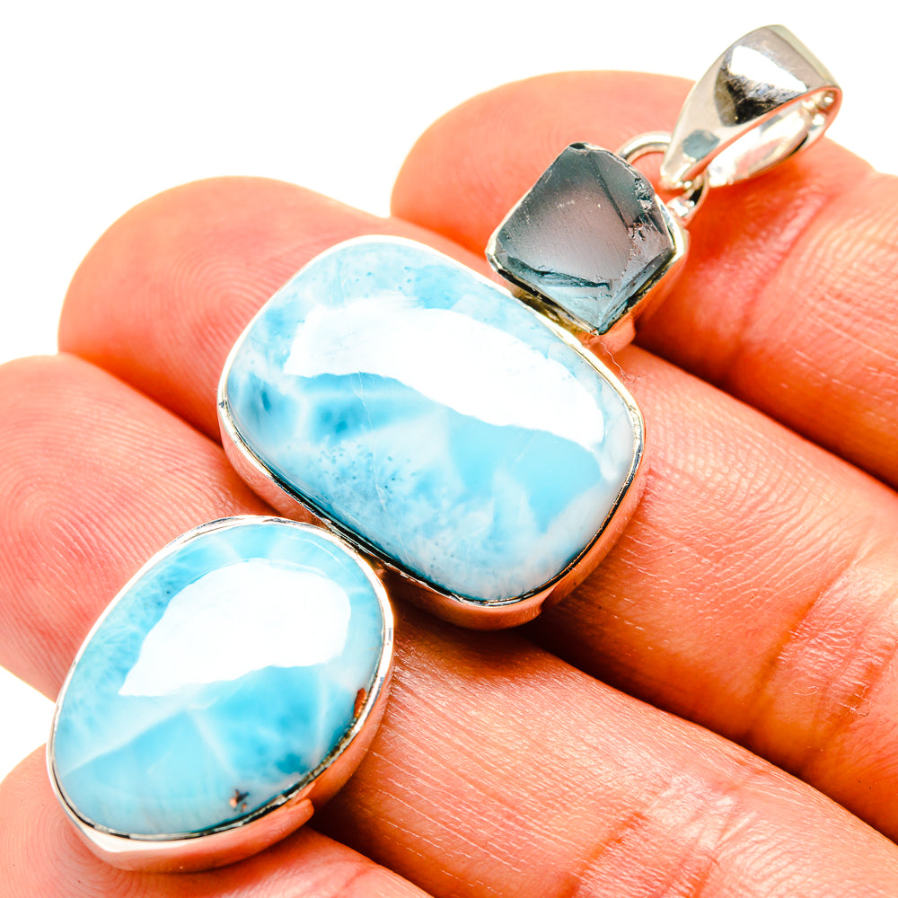 Larimar Pendants handcrafted by Ana Silver Co - PD755958