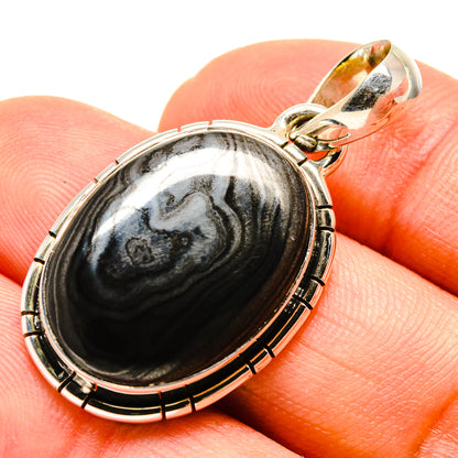 Psilomelane Pendants handcrafted by Ana Silver Co - PD755965