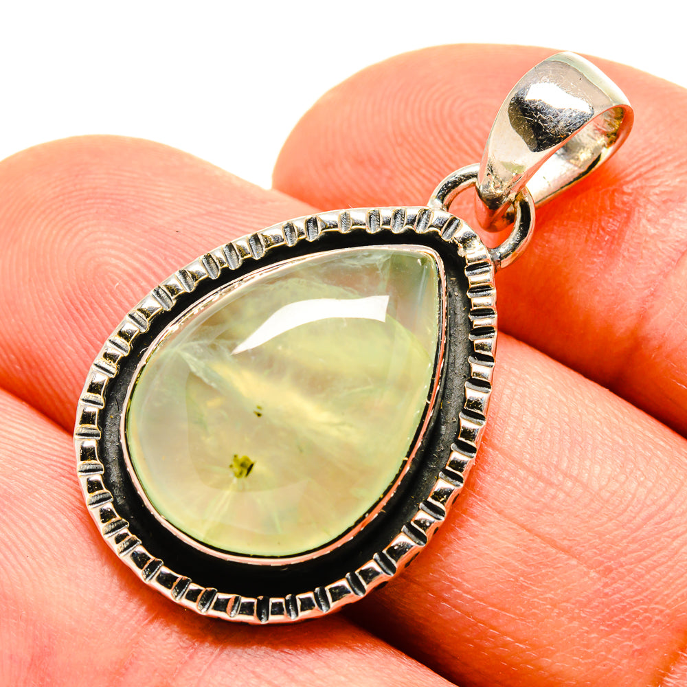Prehnite Pendants handcrafted by Ana Silver Co - PD755973