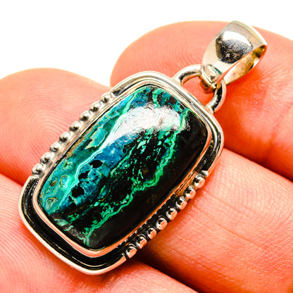 Chrysocolla Pendants handcrafted by Ana Silver Co - PD755974