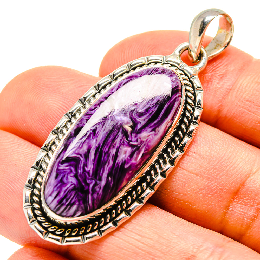 Charoite Pendants handcrafted by Ana Silver Co - PD755997