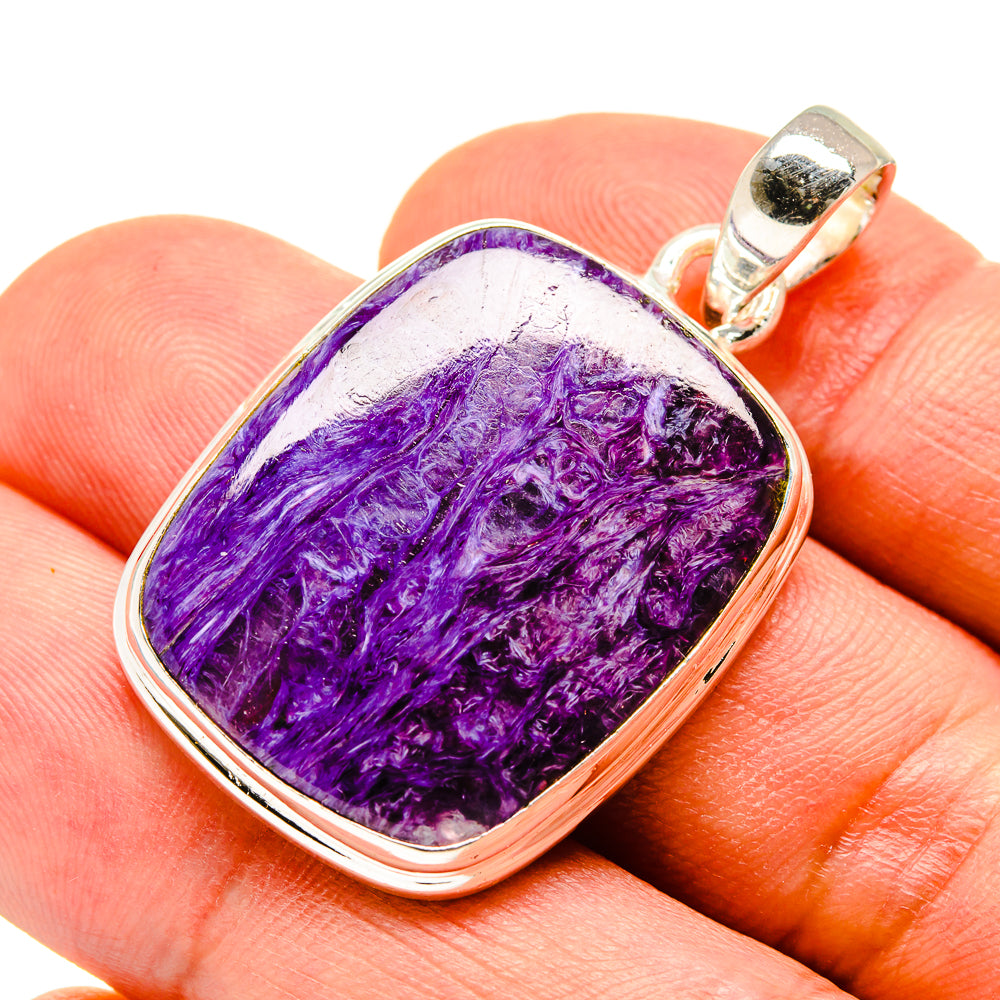 Charoite Pendants handcrafted by Ana Silver Co - PD756006