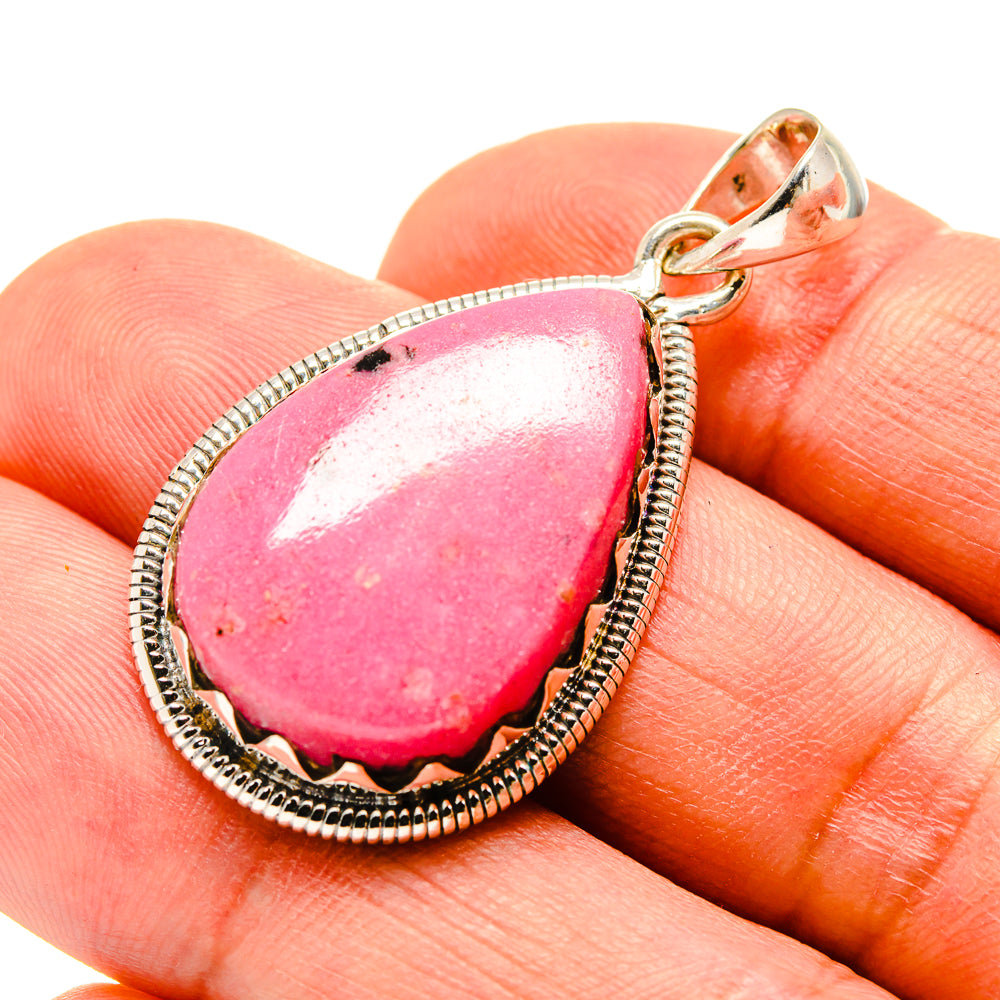Rhodonite Pendants handcrafted by Ana Silver Co - PD756007