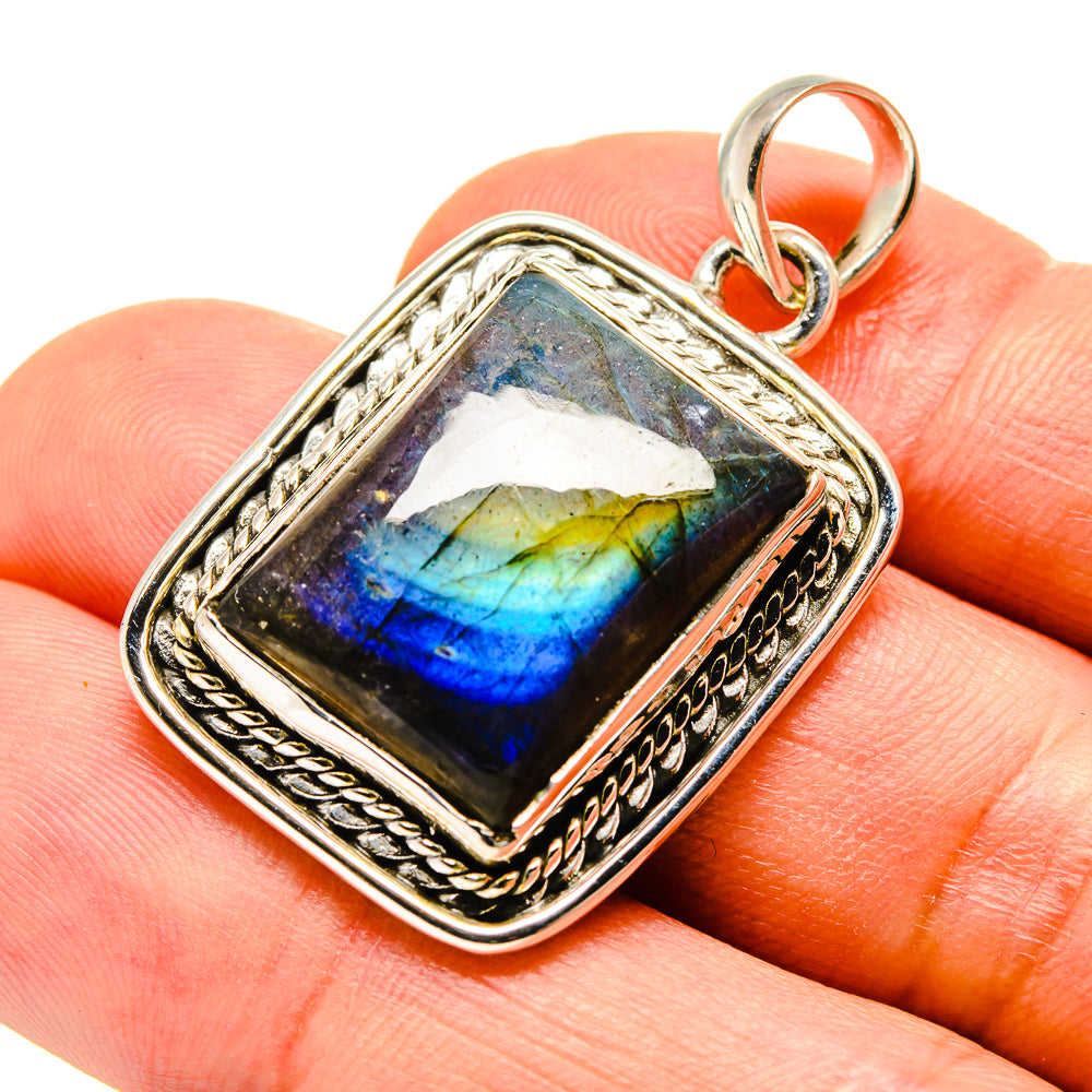 Labradorite Pendants handcrafted by Ana Silver Co - PD756012