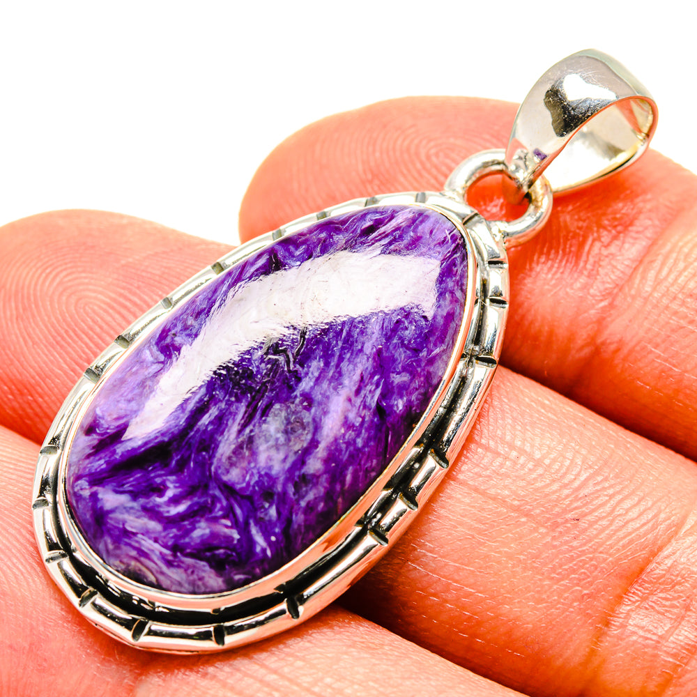 Charoite Pendants handcrafted by Ana Silver Co - PD756022
